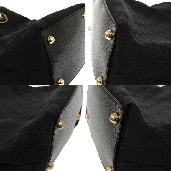 GUCCI Black Leather Tote Bag - Picture 5 of 11